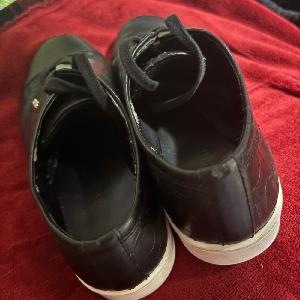 Calvin Klein black sneakers with all over print (used/flaws) - Picture 4 of 7